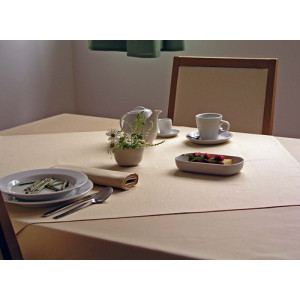 Fleckabweisende Tischdecke 140x140cm, beige GASTRO HT