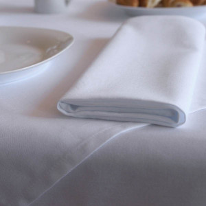 Fleckabweisende Tischdecke Größe 140x140 weiß Gastro HT