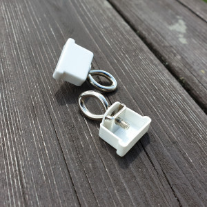 Endkappe mit Ringschraube für Aluminiumschiene