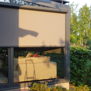 Außenrollo, Breite 300x250 cm, zur Terrasse