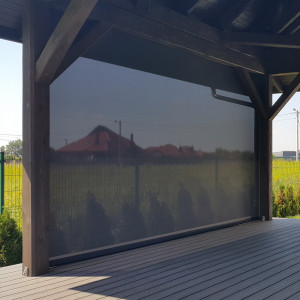 Das Screen Terrassenrollo, Maße: 460x300 cm, Reflex